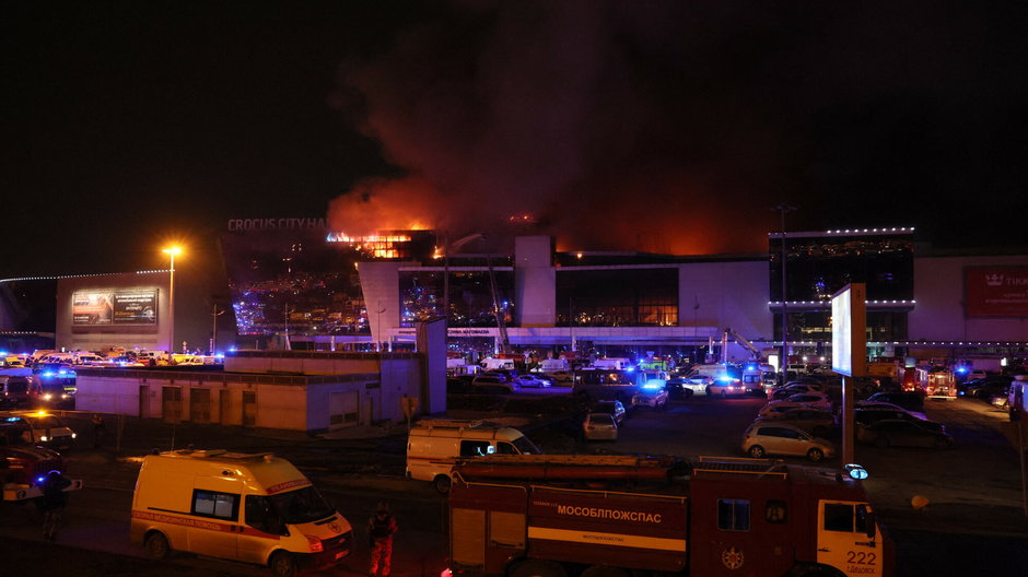 Zamach terrorystyczny pod Moskwą. Nie żyje co najmniej kilkadziesiąt osób