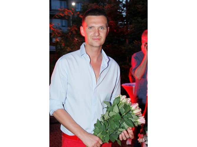 Maciej Zień na otwarciu restauracji Biała Gęś