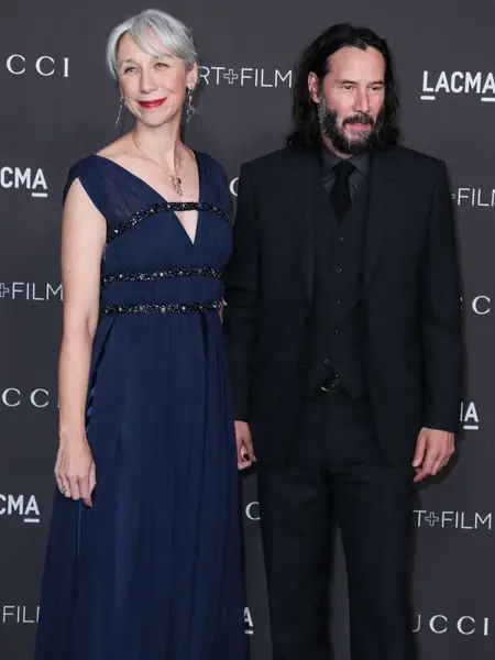 Gala LACMA w Los Angeles, Alexandra Grant i Keanu Reeves / ImagePressAgency/face to face/FaceToFace/REPORTER / East News