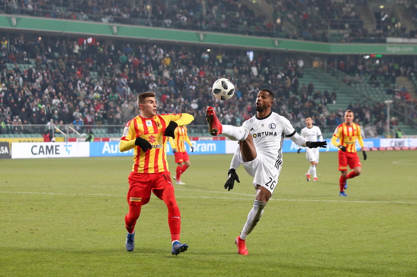 Pilka nozna. Ekstraklasa. Legia Warszawa - Korona Kielce. 01.12.2018