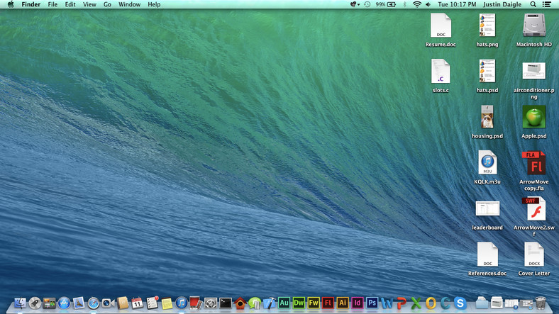 OS X 10.9 Mavericks (rok wydania: 2013)