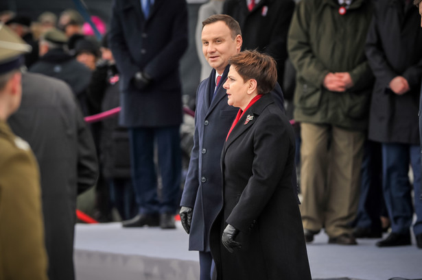 Beata Szydło i Andrzej Duda