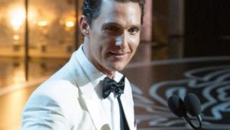Oscary 2014. Matthew McConaughey odbiera nagrodę za najlepszą rolę męską ("Witaj w klubie")