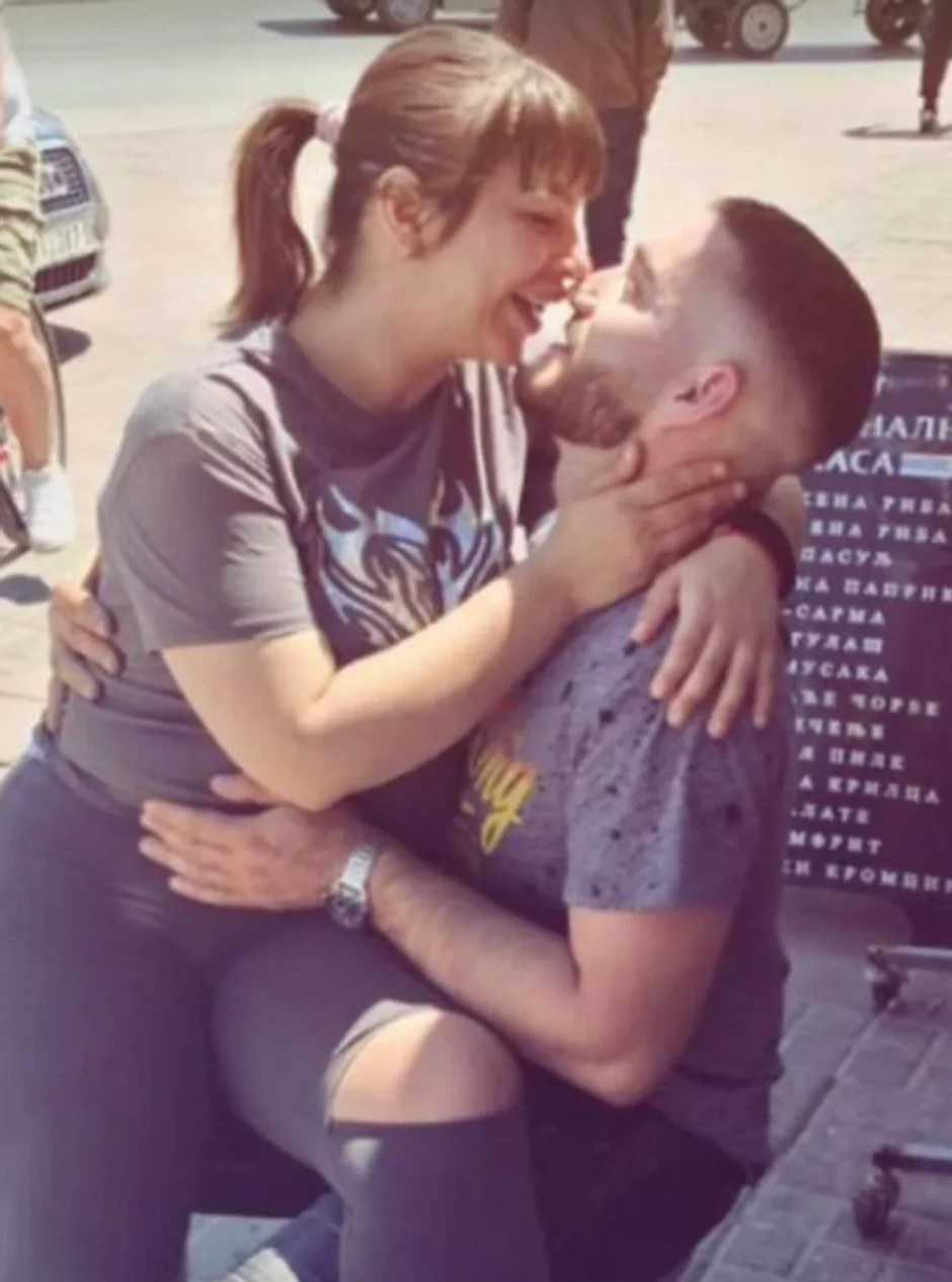 Miljana Kulić sa dečkom