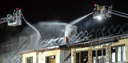 Pożar w Gdańsku. Płonął zabytkowy budynek na terenie Gedanii