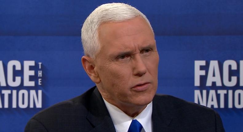 Mike Pence on Face the Nation.