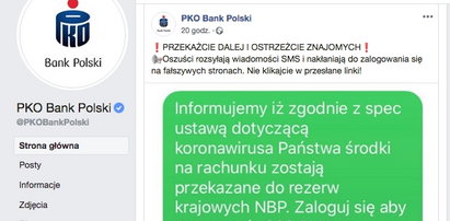 Koronawirus w Polsce. Policja ostrzega przed oszustami
