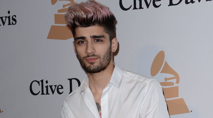 Zayn Malik legutóbb még rózsaszín hajjal sokkolt a Grammy afterpartiján / Fotó: Northfoto