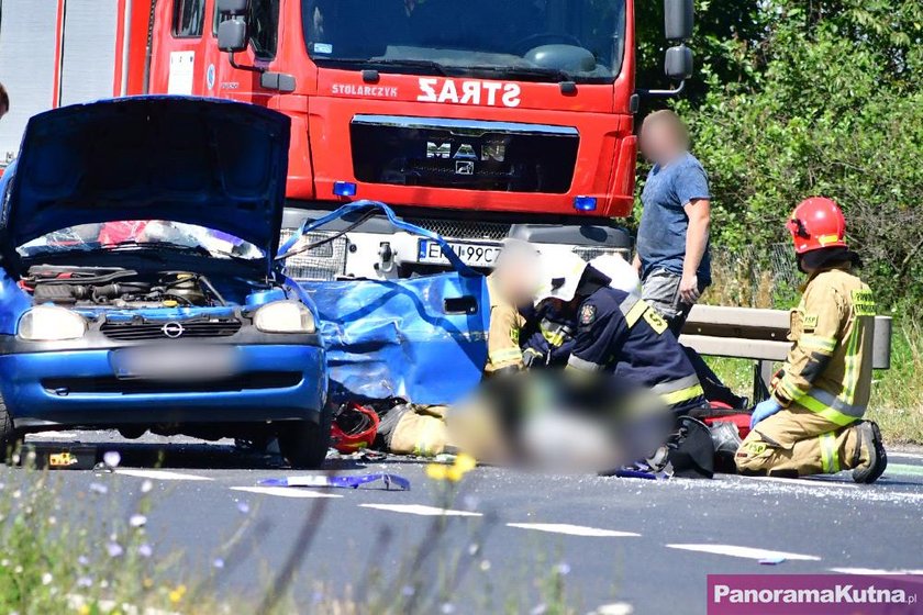 Makabryczny wypadek. 77-latek zderzył się z motocyklistą. Obaj nie żyją