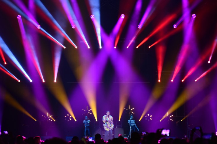 Dr. Alban podczas koncertu '90s Live in Concert' w Ergo Arenie w Gdańsku