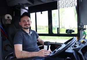 Vozač Slavko Marić, vozač autobusa 706E