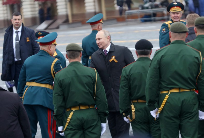 Władimir Putin na Paradzie Zwycięstwa w Moskwie, maj 2021 r.