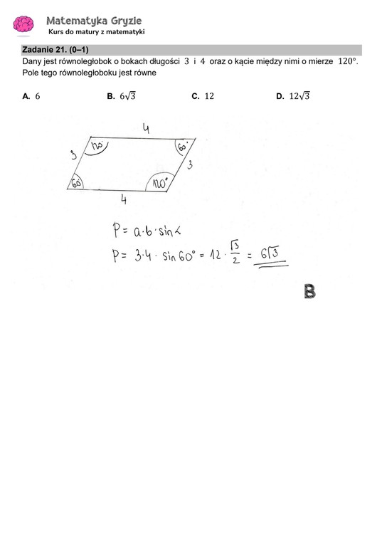 Matura 2024. Matematyka - poziom podstawowy [ARKUSZE CKE i ODPOWIEDZI]