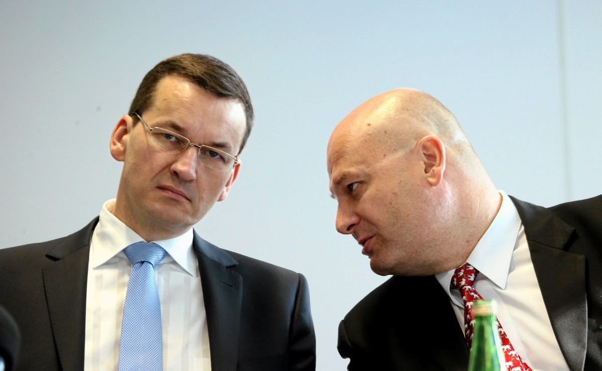 Mateusz Morawiecki i Witold Słowik