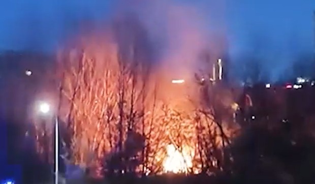 Požar na Novom Beogradu