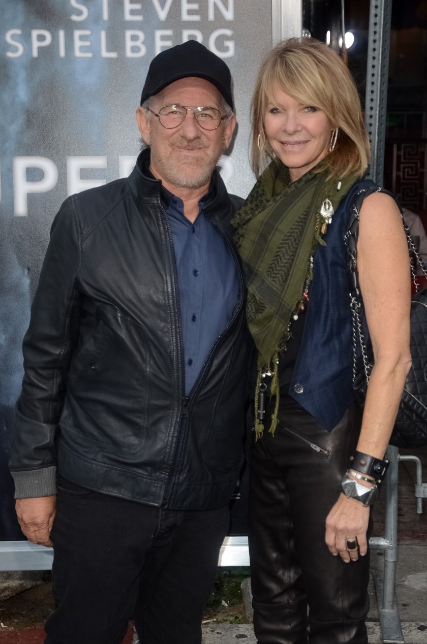 Steven Spielberg (reżyser) i Kate Capshaw (aktorka)