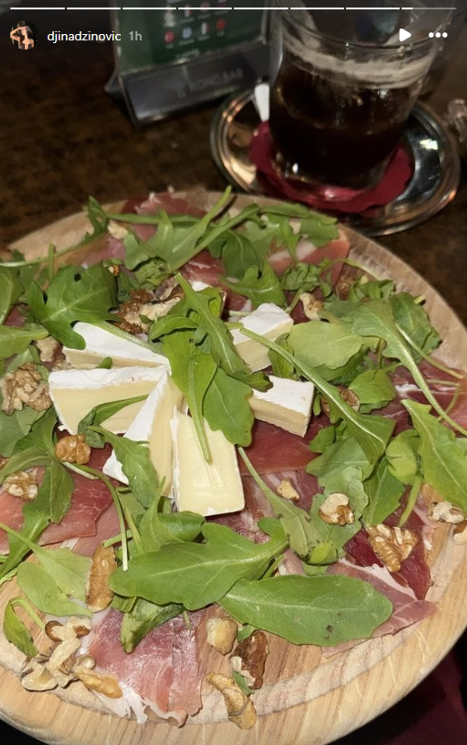 Đina Džinović, objava na Instagramu