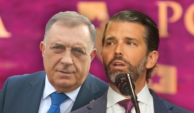 Dodik i Donald Tramp Mlađi