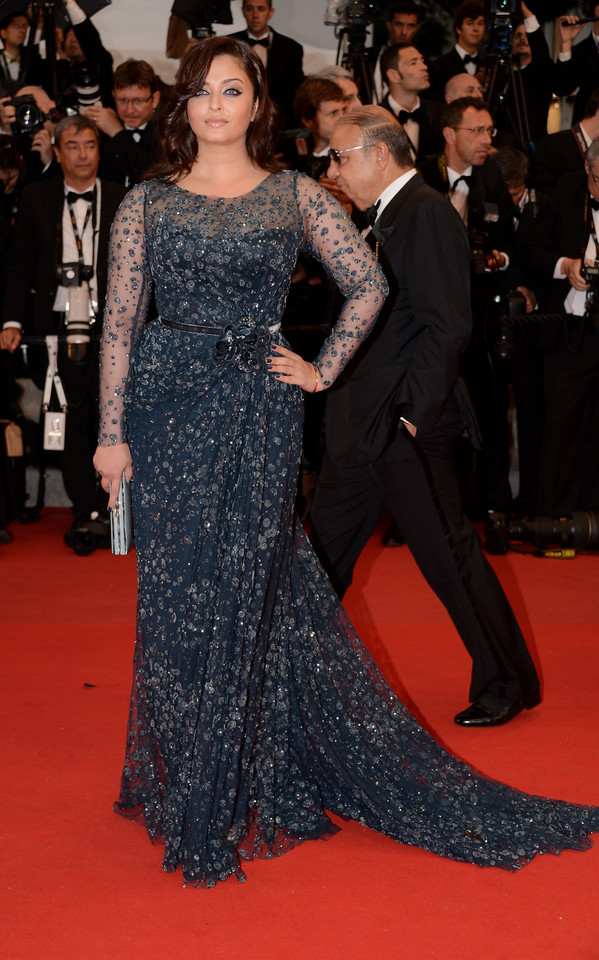 Aishwarya Rai w Cannes w 2012 roku