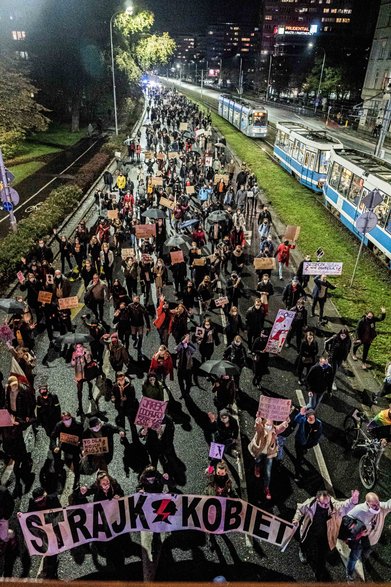 Strajk Kobiet - protesty po wyroku TK ws. aborcji