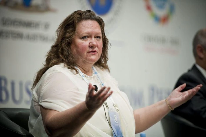 Australia, Gina Rinehart, 8,8 mld dolarów