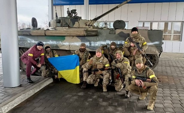 Wojna na Ukrainie, ukraińscy żołnierze. Przechwycony rosyjski sprzęt wojskowy