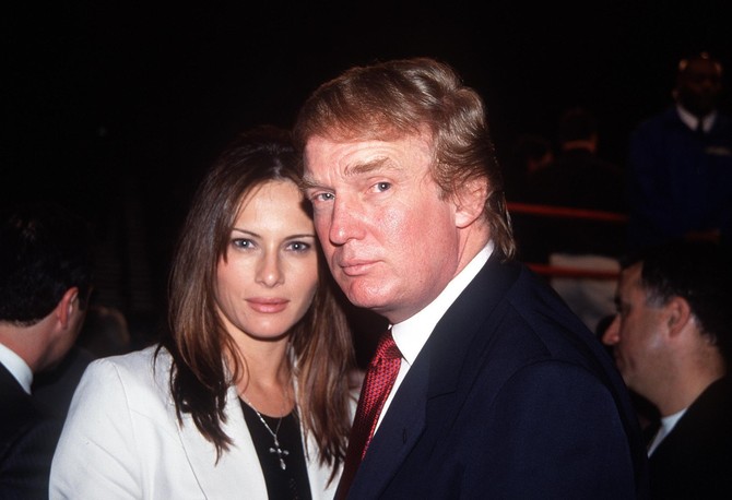 Melanija i Donald Tramp 1999. godine, kada je još nosila devojačko prezime Knavs