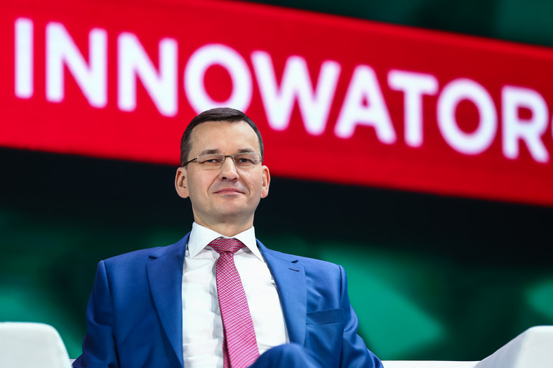 Ówczesny wicepremier Mateusz Morawiecki podczas szczytu innowacyjności Europy Środkowej w Warszawie w 2017 r.