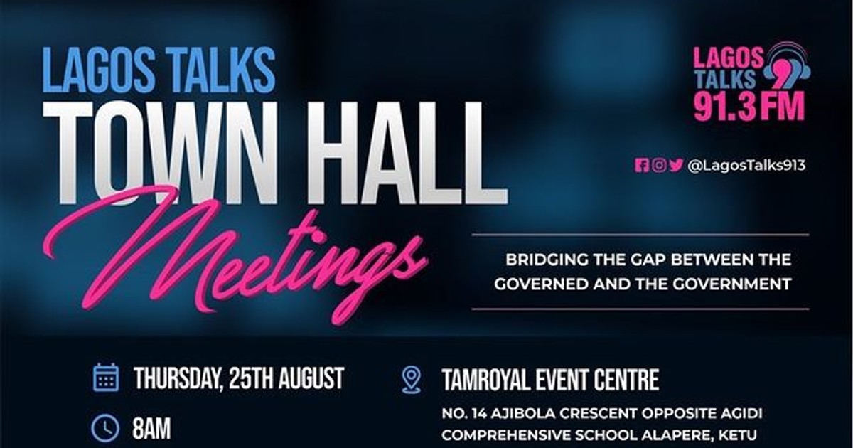 Lagos Talks 91.3FM organises town hall meetings - Vimarsana News
