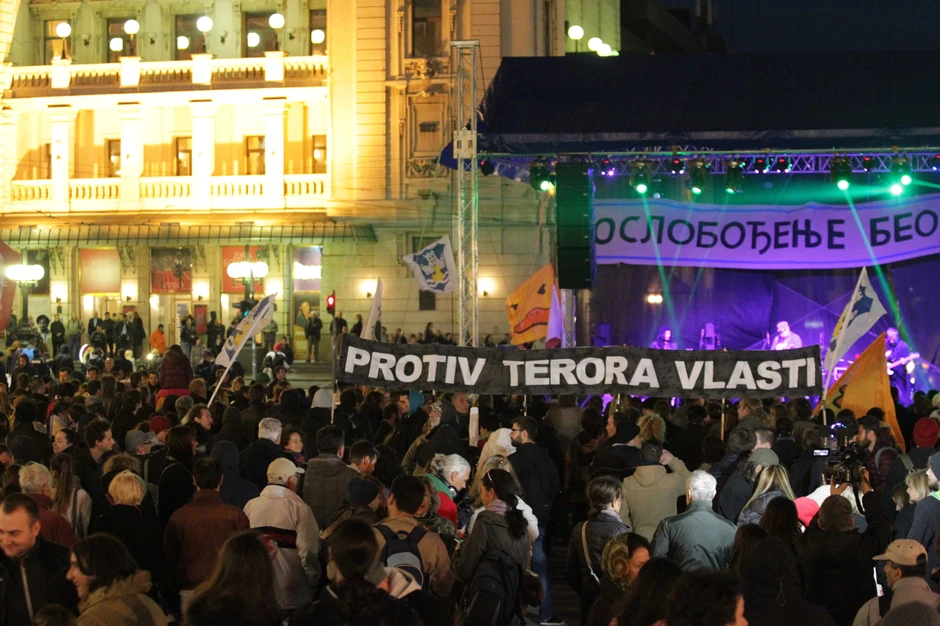 Protest Ne davimo Beograd