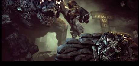Screen z gry "Gears of War" wersja PC