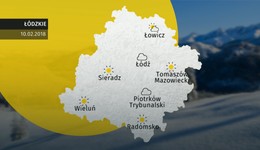 Prognoza pogody dla woj. łódzkiego - 10.02
