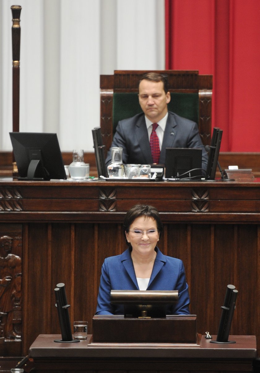 Ewa Kopacz i Radosław Sikorski