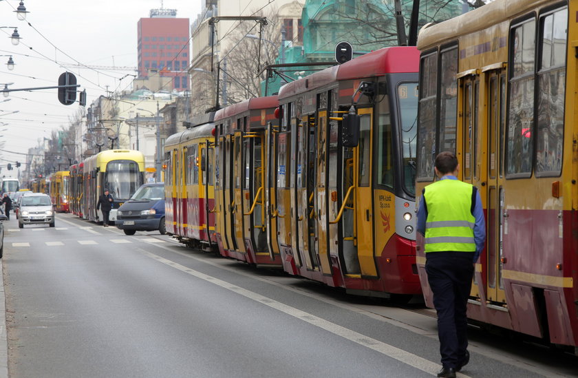 Tramwaje na ulicy Piotrkowskiej w Łodzi