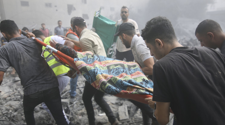 Magyar áldozata is lehet a Hamász vérengzésének / Képünk illusztráció: MTI/AP/Hatem Ali