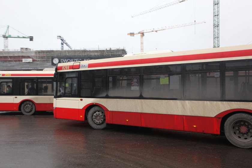Brudne autobusy w Gdańsku