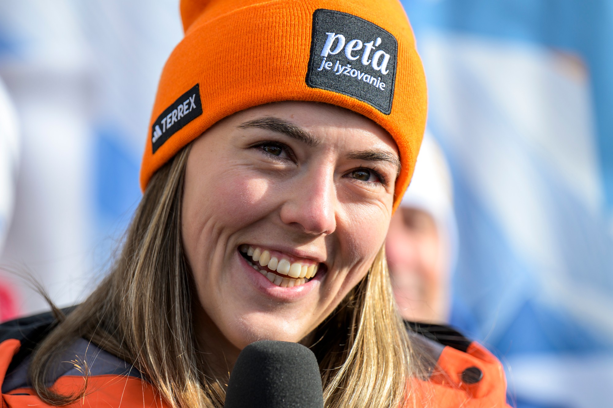 Slovenská reprezentantka v zjazdovom lyžovaní Petra Vlhová. 