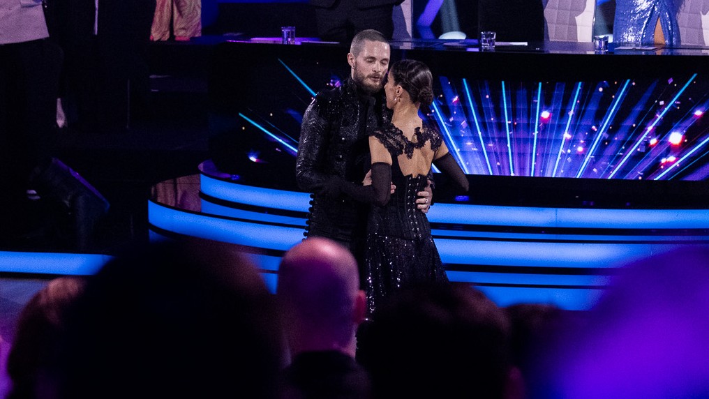 Finálové kolo 11. série Let's Dance, na snímke Matyáš Adamec a Zuzana Porubjaková