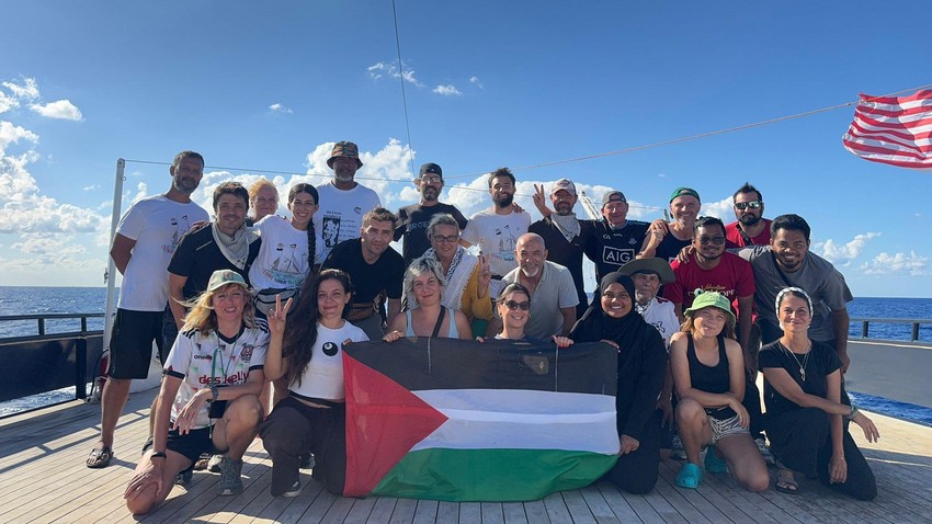 Članovi flotile na brodu Alma | Foto: Yasemin Acar