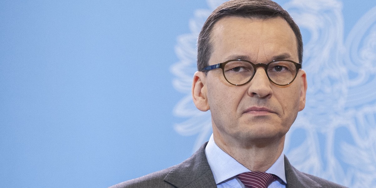 Były premier Mateusz Morawiecki.