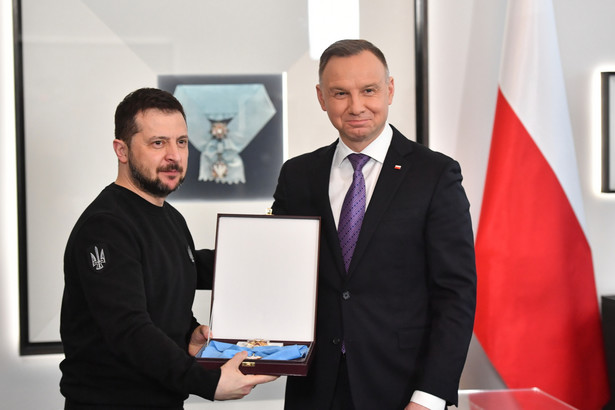 Prezydent Wołodymyr Zełenski został odznaczony Orderem Orła Białego.