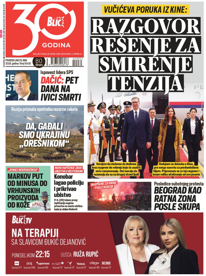 Naslovna Blic