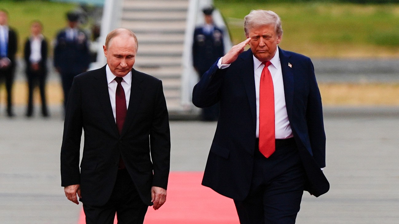 Vladimir Putin a Donald Trump.