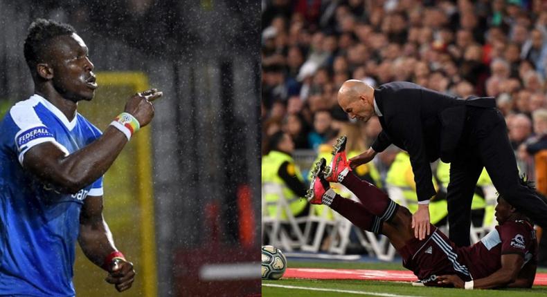 “My apologies Sir – Joseph Aidoo apologises to Zinedine Zidane after sliding tackle