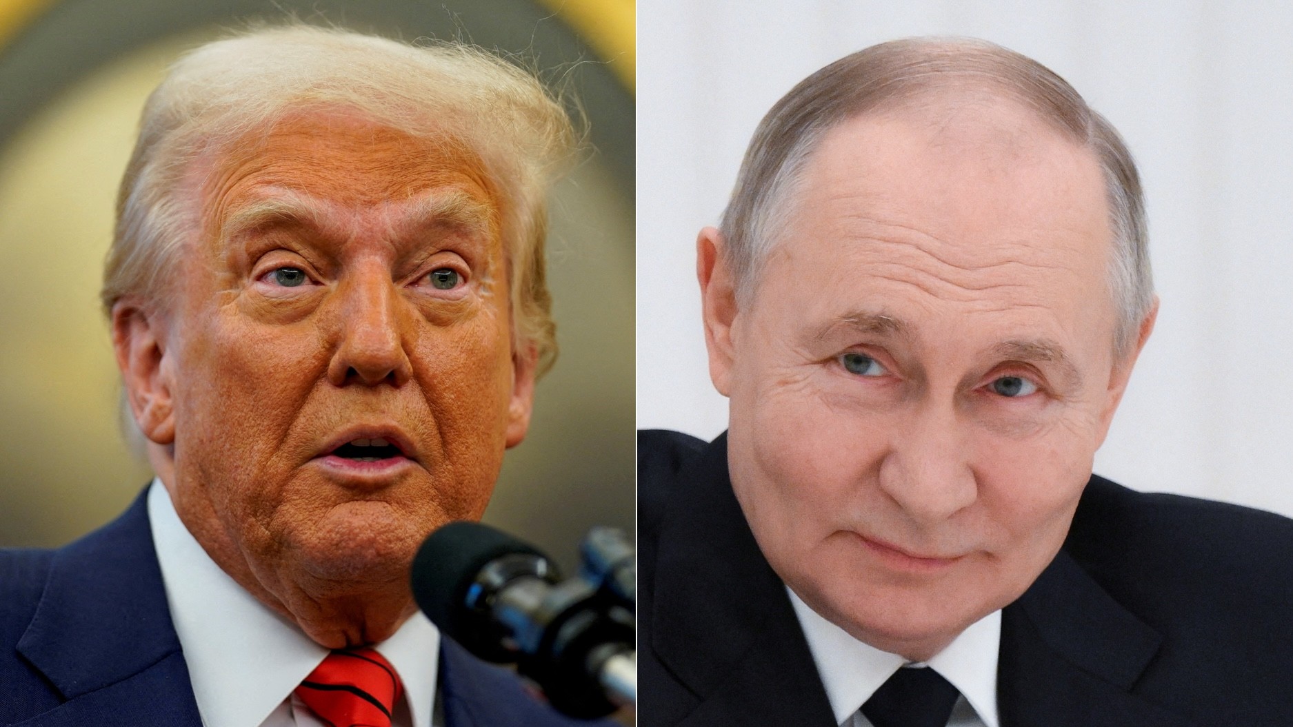 Donald Trump a Vladimir Putin