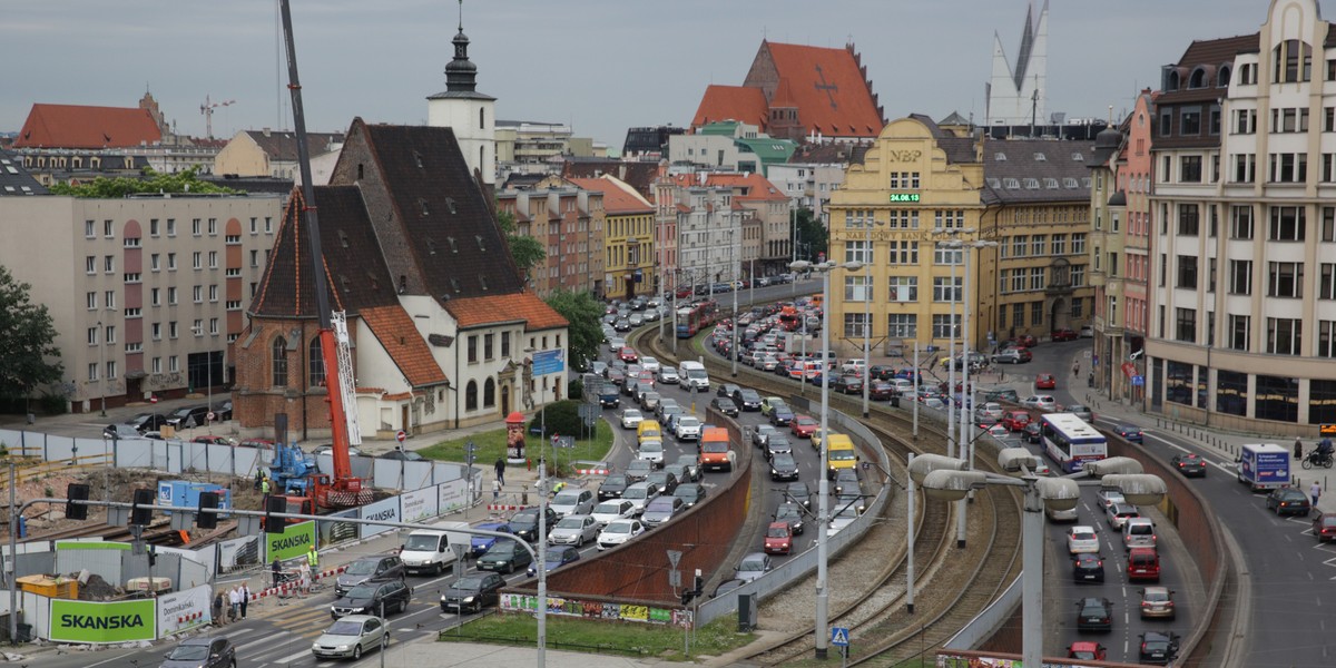 Korki we Wrocławiu