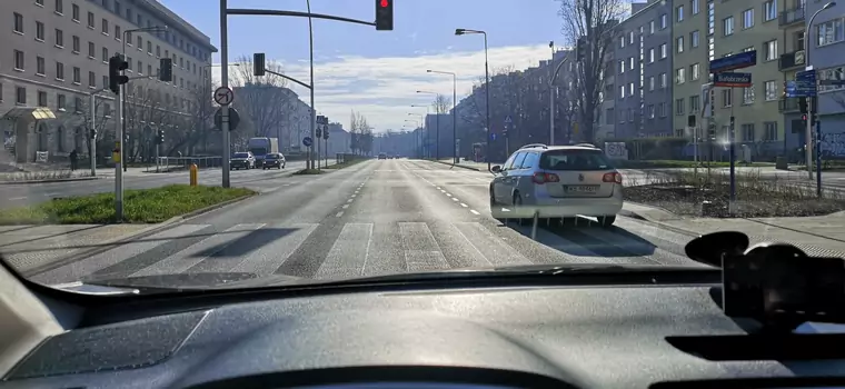 Koronawirus a korki na drogach w Polsce