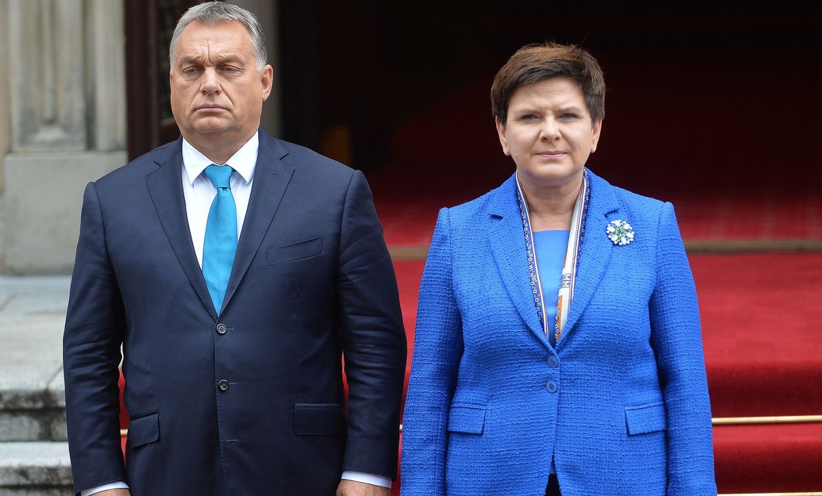 Victor Orban i Beata Szydło