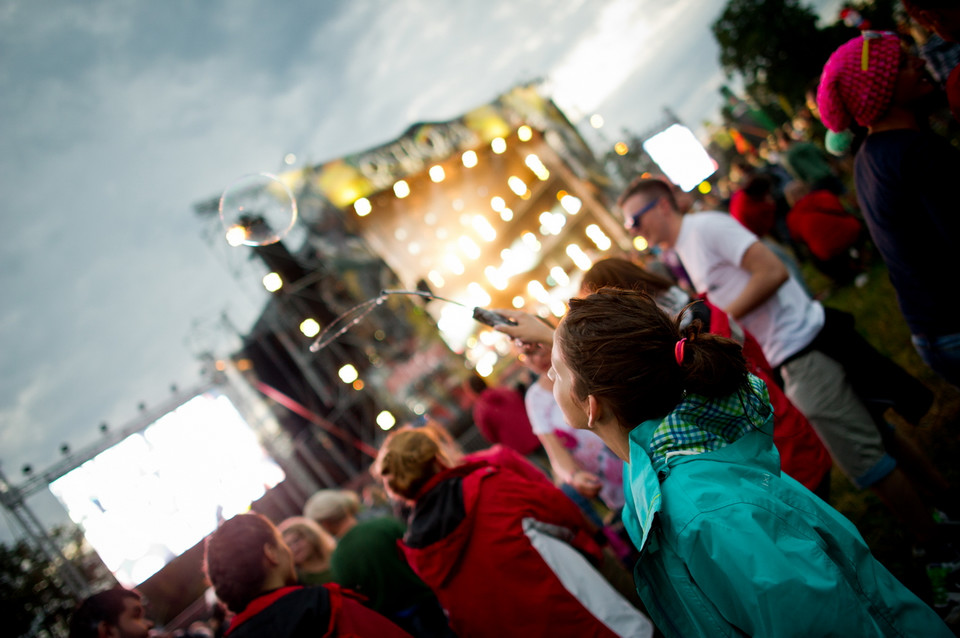 Publiczność pierwszego dnia Ostróda Reggae Festival 2014