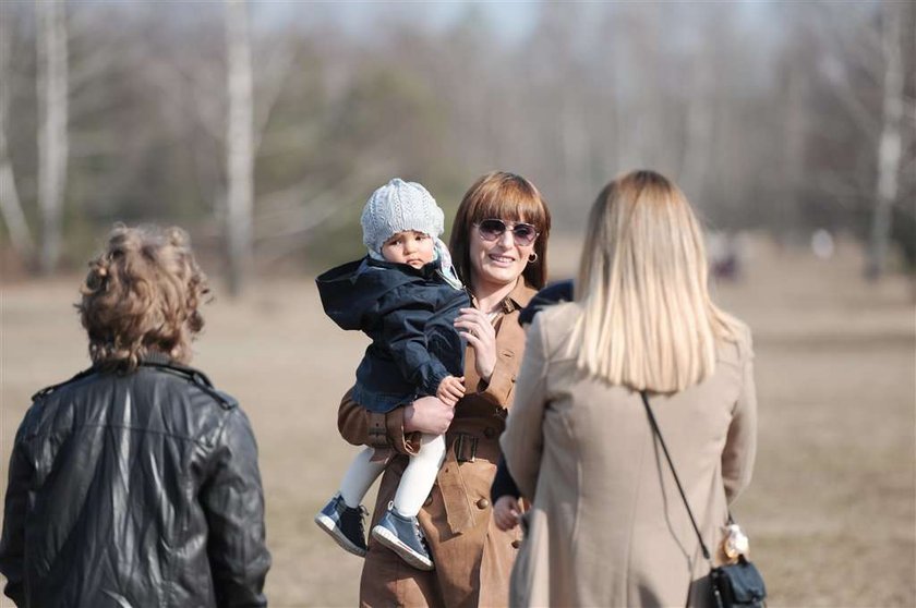 Dorota Gawryluk z córeczką. Foto